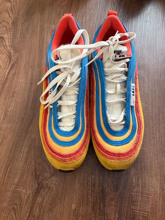 Nike Other - Nike Vibrant Blue, Yellow & Red Wave Sneakers